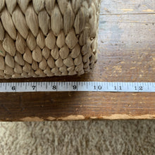 Load image into Gallery viewer, Vintage Straw Purse with Blue Floral Pattern. Perfect Summer Bag. - Scotch Street Vintage