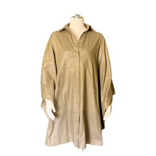 Load image into Gallery viewer, Vintage Tan Poncho Cape by Bonnie Cashin with Cotton Lining. Utilitarian Style with Pockets. - Scotch Street Vintage