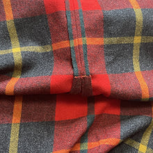 Load image into Gallery viewer, Vintage Wool Poncho in a Red Check Plaid by Pendleton. Fall and Winter Outerwear. Countryside Chic. - Scotch Street Vintage