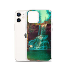 Load image into Gallery viewer, Waterfall iPhone Case. Photograph Artwork from Cascade Falls Virginia. Protective Phone Cover. - Scotch Street Vintage