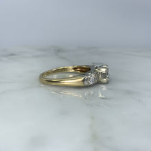 Load image into Gallery viewer, 1940s Diamond Engagement Ring in a 14K Gold Setting. Sustainable Estate Jewelry. - Scotch Street Vintage