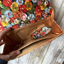 Load image into Gallery viewer, 1950s Floral Clutch by Coblentz for Saks Fifth Avenue. Colorful Bag. Sustainable Vintage Fashion. - Scotch Street Vintage
