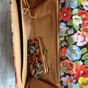 1950s Floral Clutch by Coblentz for Saks Fifth Avenue. Colorful Bag. Sustainable Vintage Fashion. - Scotch Street Vintage