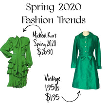 Load image into Gallery viewer, 1960s Green A-line Dress by Rona. Perfect Formal Event Attire that is Sustainable Vintage Fashion. - Scotch Street Vintage