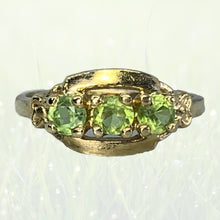 Load image into Gallery viewer, 1960s Peridot Ring in a 14k Yellow Gold Setting. August Birthstone. 16th Anniversary Gift. Estate Jewelry. - Scotch Street Vintage