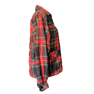 1960s Red Plaid Wool Bomber Jacket by Gloria Gelb. Fall Fashion Trend Vintage Style. Sustainable Clothing. - Scotch Street Vintage