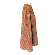 Load image into Gallery viewer, 1960s Wool Houndstooth Plaid Cape and Skirt Suit Set from Kingsley. Equestrian Chic. - Scotch Street Vintage