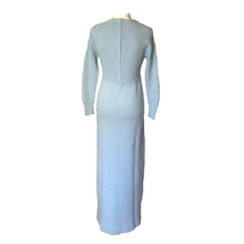 Load image into Gallery viewer, 1970s Blue Sweater Maxi Dress by Saks Fifth Avenue. Wool and Mohair Knit. Sustainable Clothing. - Scotch Street Vintage