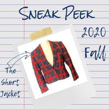 Load image into Gallery viewer, 1970s Red Plaid Short Wool Jacket or Bolero by Pendleton. 2020 Fall Fashion Trend Vintage Style. - Scotch Street Vintage