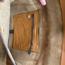 Load image into Gallery viewer, 1970s Tan Leather Clutch in a Envelope Style. Perfect Handbag for Fall. Gift for Her. Sustainable Fashion. - Scotch Street Vintage