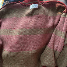Load image into Gallery viewer, 1980s Red Wool Sweater with Pink Floral Design by United Colors of Benetton. Sustainable Fall Fashion. - Scotch Street Vintage