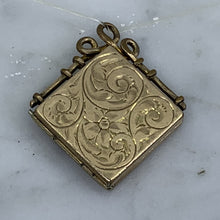 Load image into Gallery viewer, Antique 1910s Yellow Gold Floral Locket. Photo Pendants make Wonderful Heirloom Gifts. - Scotch Street Vintage