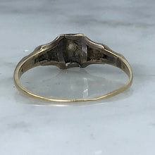 Load image into Gallery viewer, Antique Art Deco Diamond Engagement Ring. 14K Gold Setting. April Birthstone. 10 Year Anniversary Gift. - Scotch Street Vintage