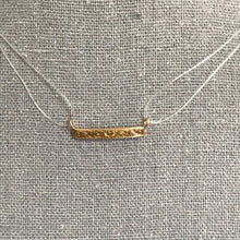 Load image into Gallery viewer, Antique Gold Bar Pendant. 14K Yellow Gold. Scroll Design. Upcycled Diaper Pin. Circa 1800s. - Scotch Street Vintage