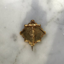 Load image into Gallery viewer, Antique Pendant or Brooch with a Seed Pearl Floral Design in 18k Gold. Repurposed Jewelry. - Scotch Street Vintage