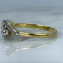 Load image into Gallery viewer, Art Deco Diamond Engagement Ring. 18K Gold and Platinum. April Birthstone. 10 Year Anniversary Gift. - Scotch Street Vintage