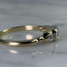 Load image into Gallery viewer, Art Deco Diamond Engagement Ring in 14K Gold. Unique Engagement Ring. 1920s Proposal Ring - Scotch Street Vintage
