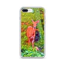 Load image into Gallery viewer, Deer in the Woods iPhone Case. Animated Woodland Photograph Protective Cover. Nature Lovers Gift. - Scotch Street Vintage
