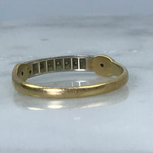 Load image into Gallery viewer, Diamond Wedding Band. 14K Gold. April Birthstone. 10th Anniversary Gift. Stacking Ring. - Scotch Street Vintage