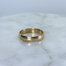 Load image into Gallery viewer, Gold Wedding Band or Stacking Ring in 9k Yellow Gold. Antique Estate Jewelry Circa 1900s. - Scotch Street Vintage