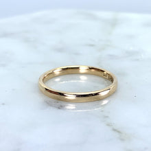 Load image into Gallery viewer, Rose Gold Wedding Band Circa 1977. Perfect Wedding Ring or Stacking Band. Full European Hallmark. - Scotch Street Vintage