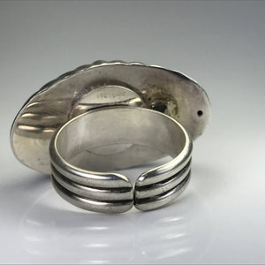 Upcycled Sterling Silver Ring. Sterling Silver Dome Ring. Recycled Estate Jewelry - Scotch Street Vintage