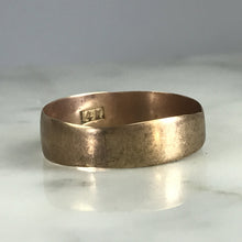 Load image into Gallery viewer, Vintage 14K Gold Wedding Band. Perfect Stacking Ring or Thumb Ring. Size 8 1/2. - Scotch Street Vintage
