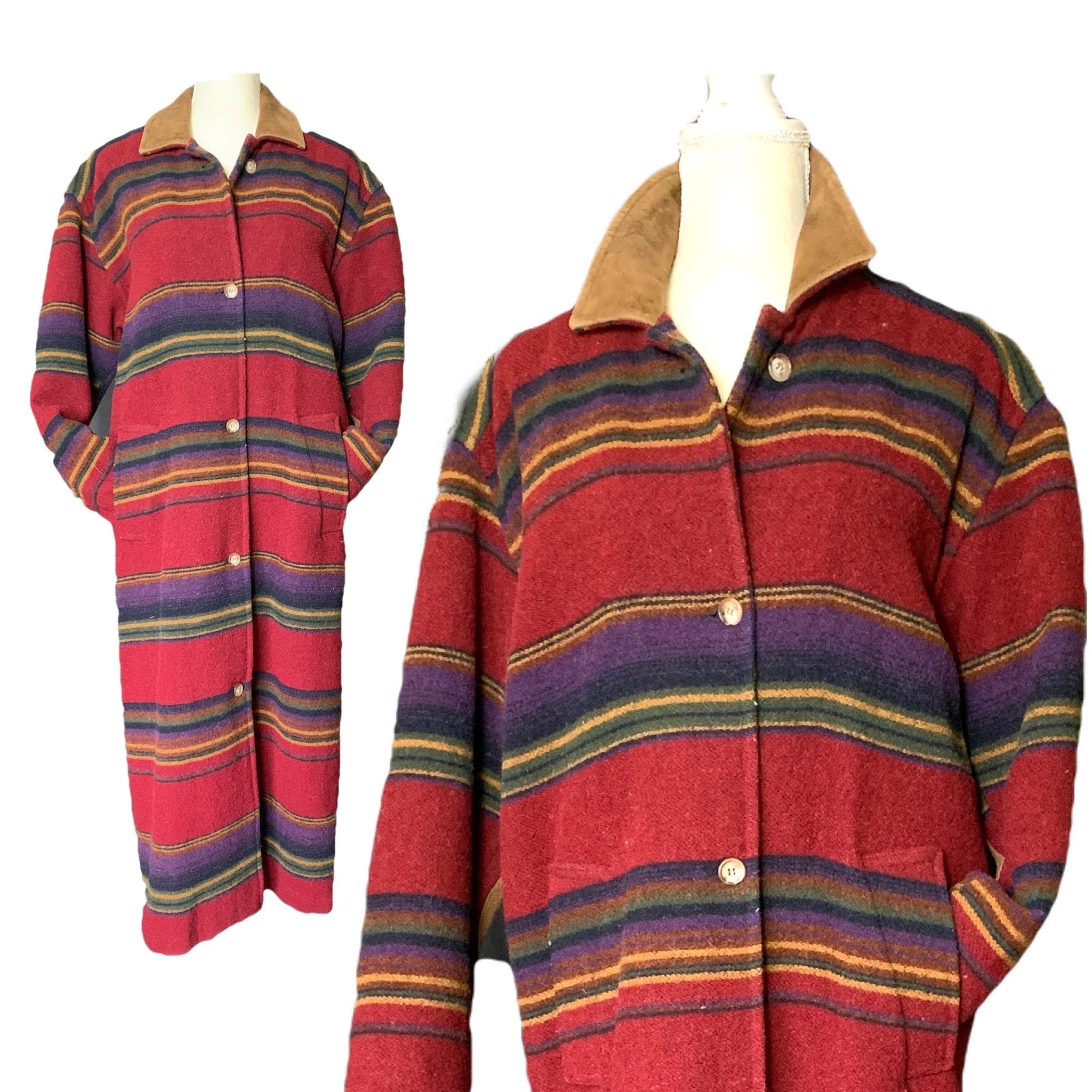 Woolrich indian blanket 2024 coat