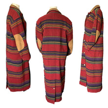 Load image into Gallery viewer, Vintage 1970s Southwestern Blanket Coat by Woolrich. Colorful Western Aztec Design Warm Outerwear. - Scotch Street Vintage