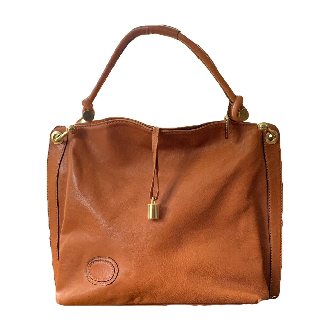 Vintage FOSSIL Soft Brown Leather Crossbody/Shoulder Bag/Purse | eBay