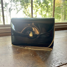Load image into Gallery viewer, Vintage Black Patent Leather Handbag by Coblentz. 1950s Sustainable Fashion Accessories. - Scotch Street Vintage