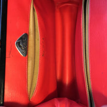 Load image into Gallery viewer, Vintage Black Patent Leather Handbag by Koret. 1950s Purse. Red Leather Interior. - Scotch Street Vintage