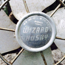 Load image into Gallery viewer, Vintage Desk Fan by Wizard Husky. Home Decor. Office Decoration. Mid Century Modern. Industrial Chic. Steampunk - Scotch Street Vintage