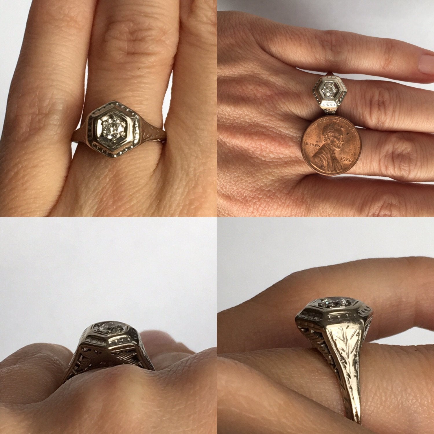The Filigree Engagement Ring – Rebekah Brooks Jewelry