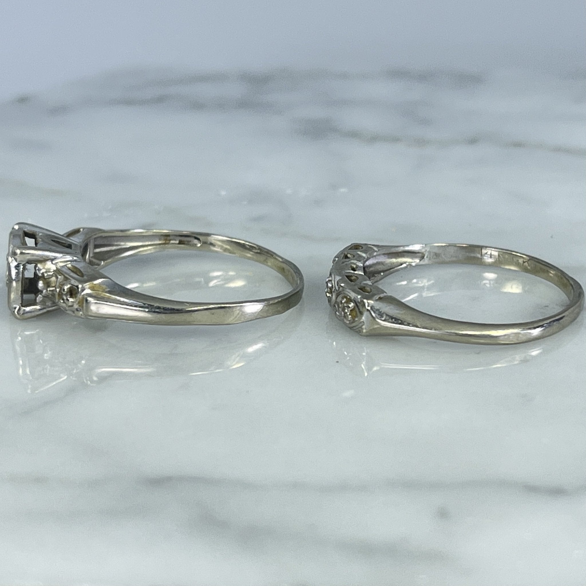 4.36ct Estate Round Brilliant Cut Diamond Solitaire Engagement Wedding –  Treasurly by Dima Inc