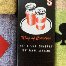 Load image into Gallery viewer, Vintage Drink Cozies with Playing Card Suits Decoration. Perfect for Poker Night or a Card Party. - Scotch Street Vintage