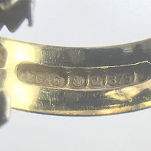 Load image into Gallery viewer, Vintage Etched Gold Wedding Band. Size 6.5 US. Stacking Ring. Thumb Ring. Circa 1913. - Scotch Street Vintage