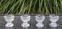 Load image into Gallery viewer, Vintage Glass Flower Bud Candle Stick Holders set of 4 - Scotch Street Vintage