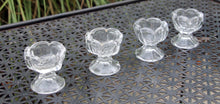 Load image into Gallery viewer, Vintage Glass Flower Bud Candle Stick Holders set of 4 - Scotch Street Vintage