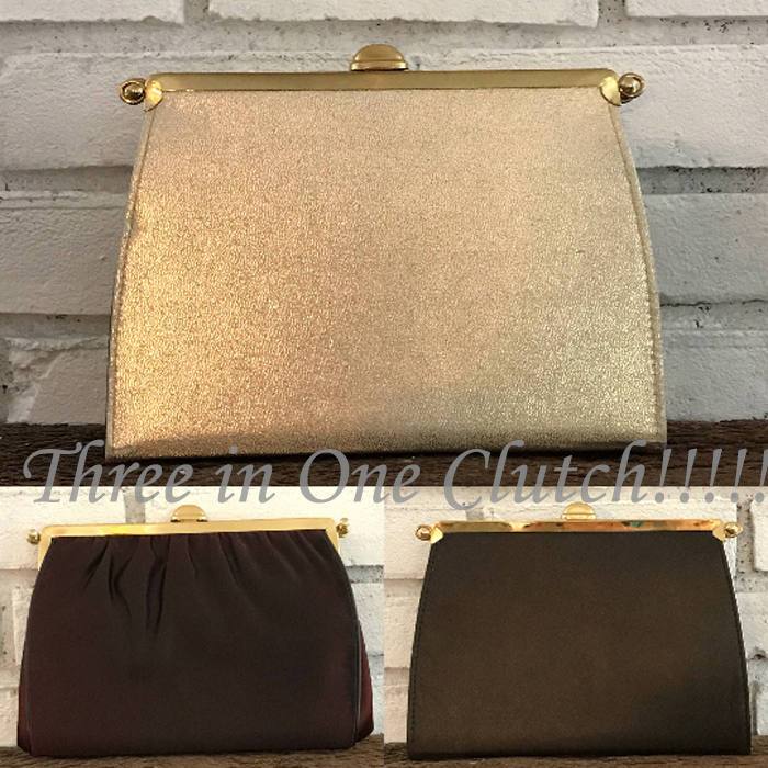 Modern / Fashion Gold Sequins Black Clutch Bags 2018