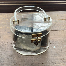 Load image into Gallery viewer, Vintage Lucite Box Purse by Myles Originals for Saks Fifth Avenue. Sustainable Accessory Circa 1950s. - Scotch Street Vintage