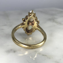 Load image into Gallery viewer, Vintage Opal Cluster Ring in 14k Yellow Gold. October Birthstone. 14th Anniversary Gift. - Scotch Street Vintage