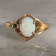 Load image into Gallery viewer, Vintage Opal Engagement Ring. 14K Yellow Gold. October Birthstone. 14th Anniversary. Estate Jewelry. - Scotch Street Vintage