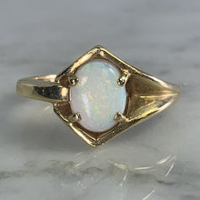 Load image into Gallery viewer, Vintage Opal Engagement Ring. 14K Yellow Gold. October Birthstone. 14th Anniversary. Estate Jewelry. - Scotch Street Vintage