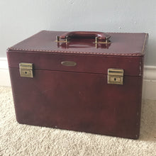Load image into Gallery viewer, Vintage Patent Leather Train Case by Saks Fifth Avenue. Cosmetic Carrier. Overnight Bag. - Scotch Street Vintage