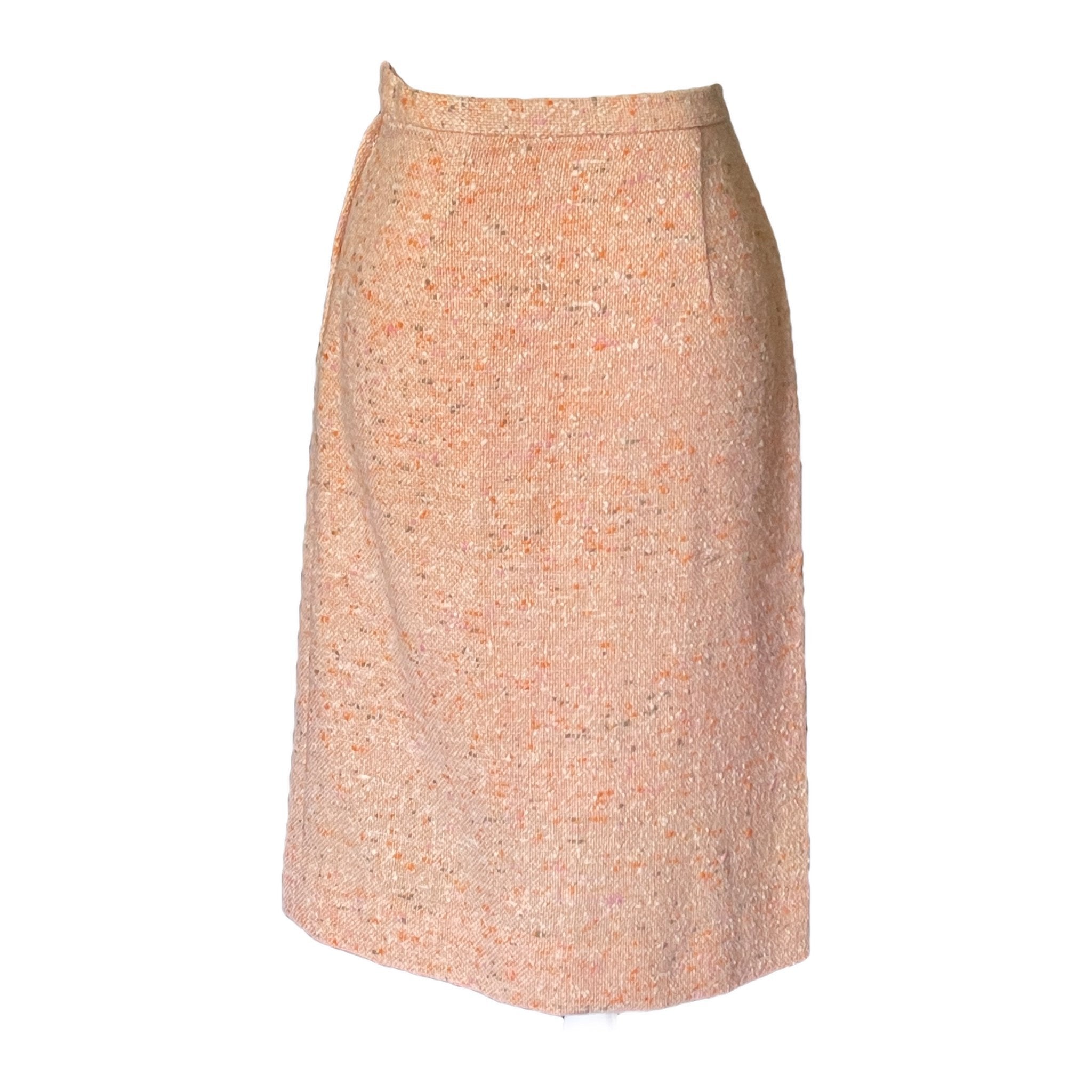 Peach pencil skirt dress outlet