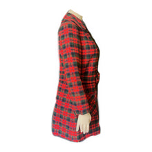 Load image into Gallery viewer, Vintage Red Christmas Plaid Wool Coat by Pendleton. Warm Stylish Winter Coat. 1950s Fashion. - Scotch Street Vintage
