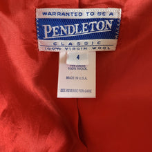 Load image into Gallery viewer, Vintage Red Wool Double Breasted Blazer from Pendleton. 1980s Boxy Style Jacket. - Scotch Street Vintage