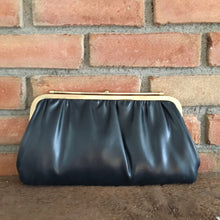Load image into Gallery viewer, Vintage Reversible Clutch either White or Navy Blue. Navy Blue Purse. White Handbag. 1950s - Scotch Street Vintage