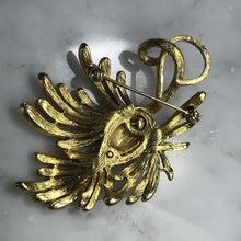 Load image into Gallery viewer, Vintage Rhinestone Leaf Shape Brooch. Possible Necklace or Bracelet? - Scotch Street Vintage